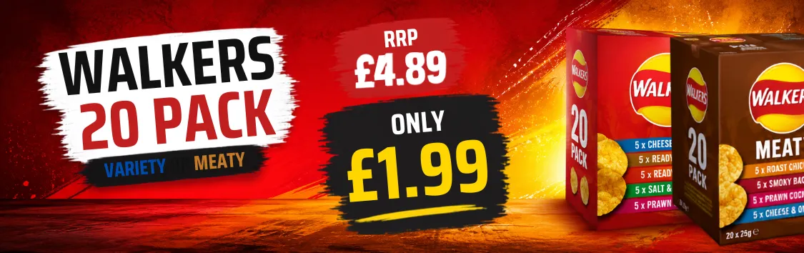 20pk Walkers £1.99
