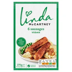 Linda McCartney 6 Vegan Sausages 270g