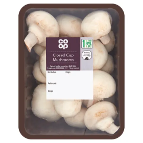 Co-op Closed Cup Mushrooms 300g