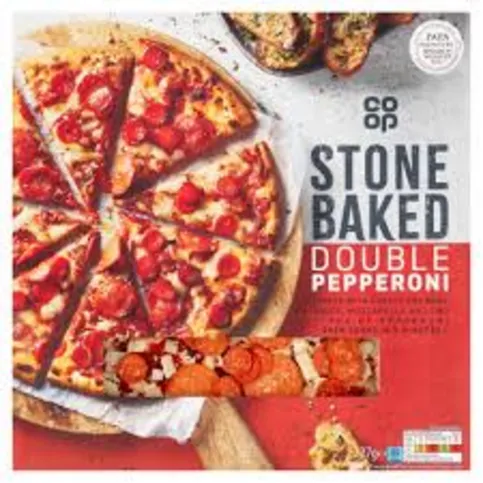 Co-op Double Pepperoni Stonebaked Pizza