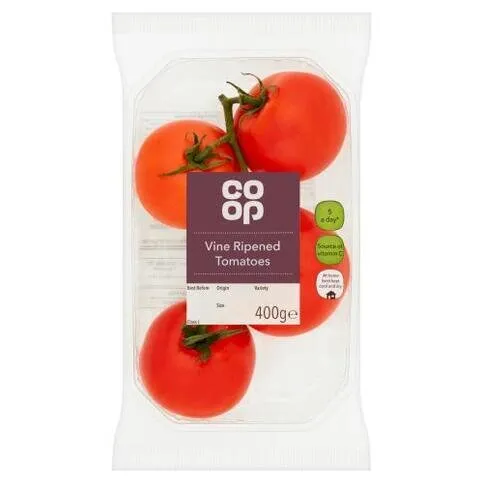 Co-op Vine Ripened Tomatoes 400g