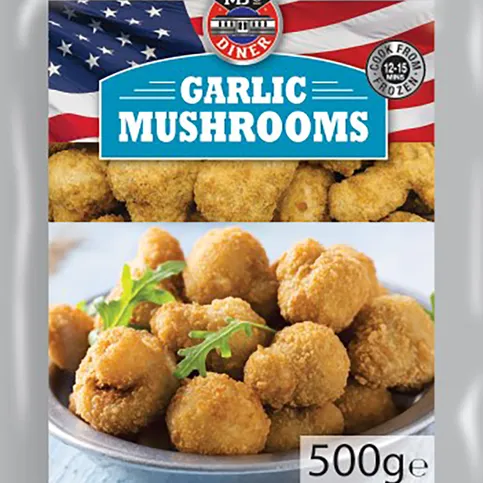 Mj'S Diner Garlic Mushrooms 500g