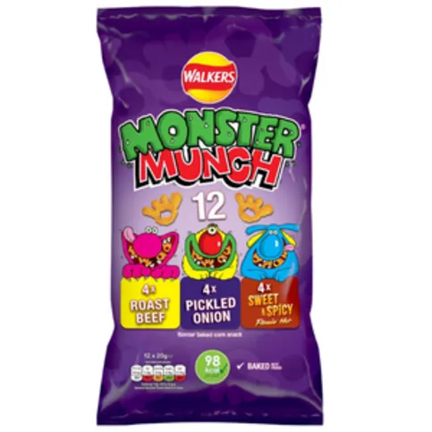 Walkers Monster Munch 12pk