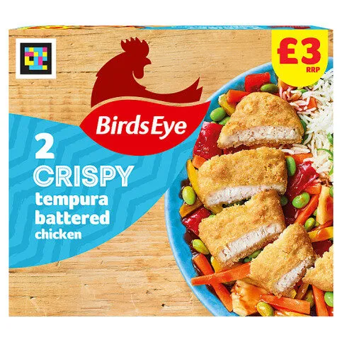Birds Eye 2 Crispy Tempura Battered Chicken 170g