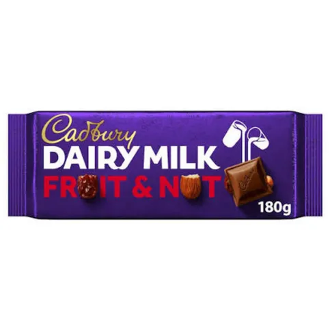 Cadbury Dairy Milk Fruit & Nut 180g