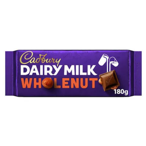 Cadbury Dairy Milk Wholenut 180g