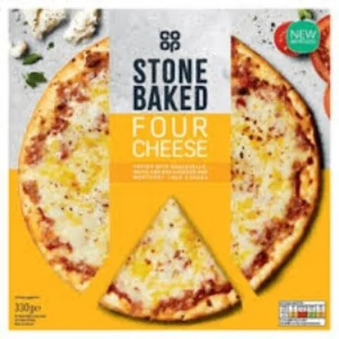 Co-op Four Cheese Stonebaked Pizza 330G