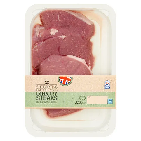 Co-op Lamb Leg Steaks 320g